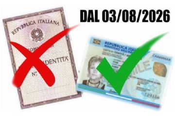 Scadenza validit&#224; carta d&#39;identit&#224; cartacea dal 3 agosto 2026