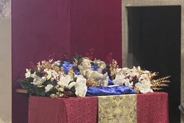 Santa Messa nella Parrocchiale di Santa Maria Assunta per accogliere il "Bambinello Gesù"!