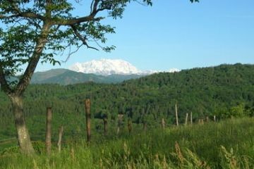 Vista del Monte Rosa da Coiromonte