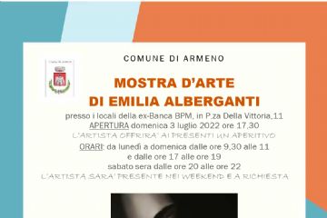 MOSTRA D&#39;ARTE EMILIA ALBERGANTI